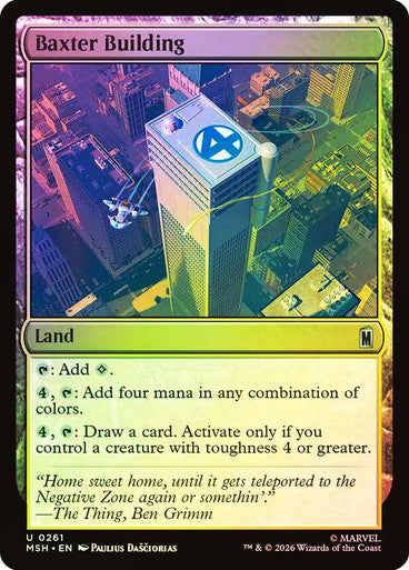 Baxter Building - (Foil): Marvel Super Heroes