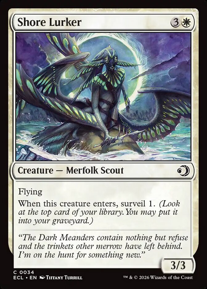 Shore Lurker - (Foil): Lorwyn Eclipsed
