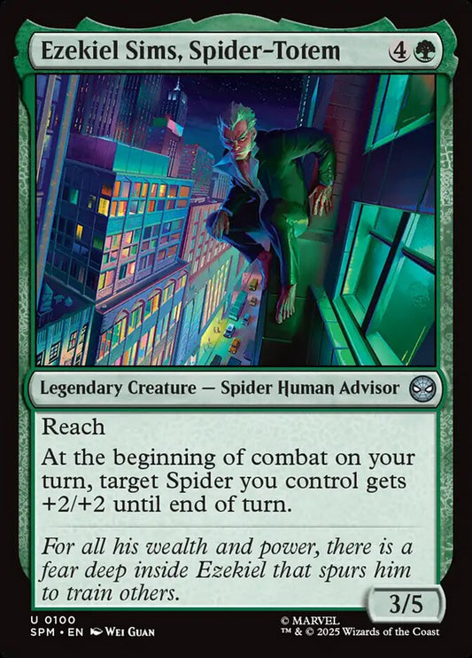 Ezekiel Sims, Spider-Totem - (Foil): Marvel's Spider-Man