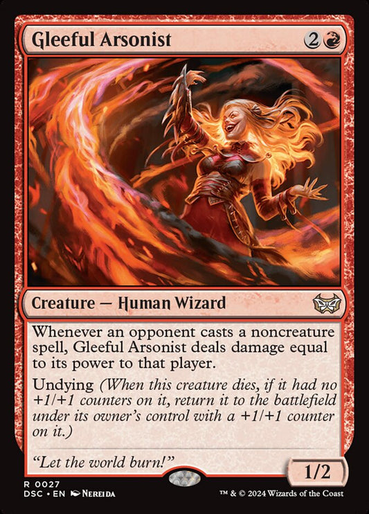 Gleeful Arsonist: Duskmourn: House of Horror Commander