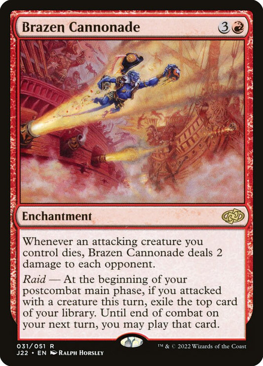 Brazen Cannonade: Jumpstart 2022