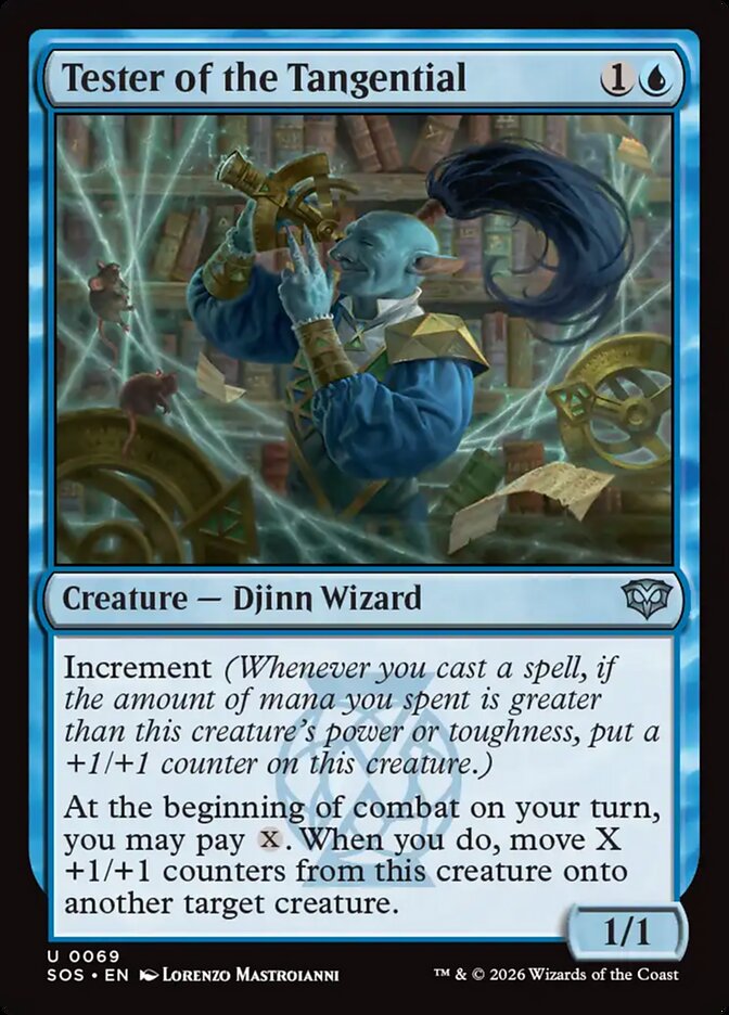 Tester of the Tangential - (Foil): Secrets of Strixhaven