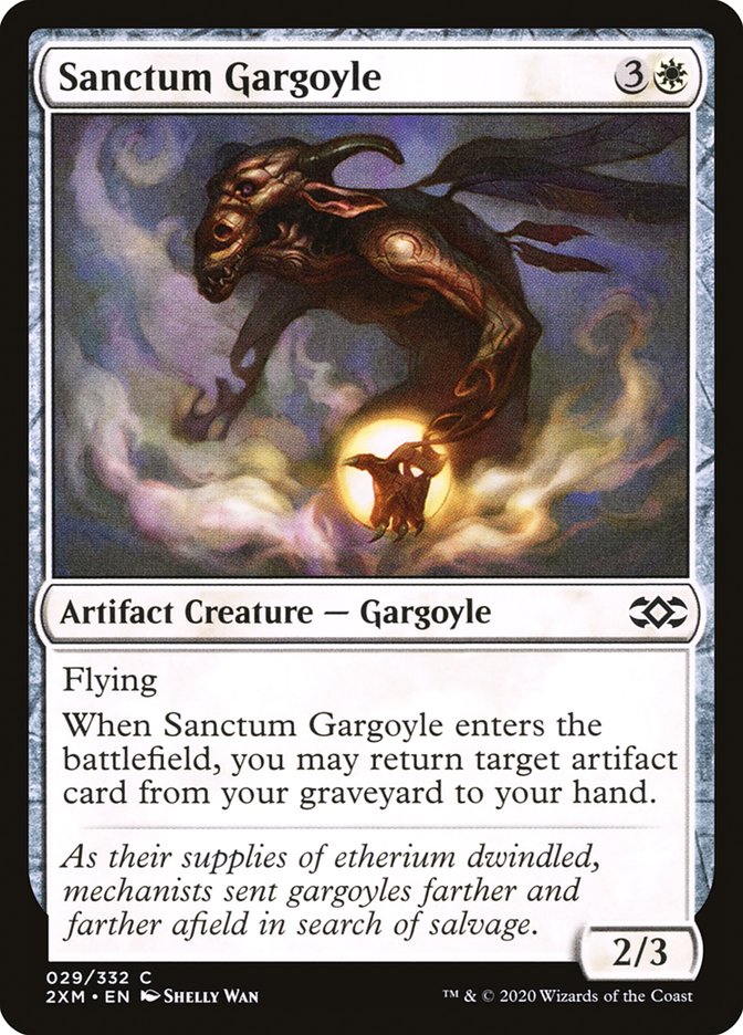 Sanctum Gargoyle - (Foil): Double Masters