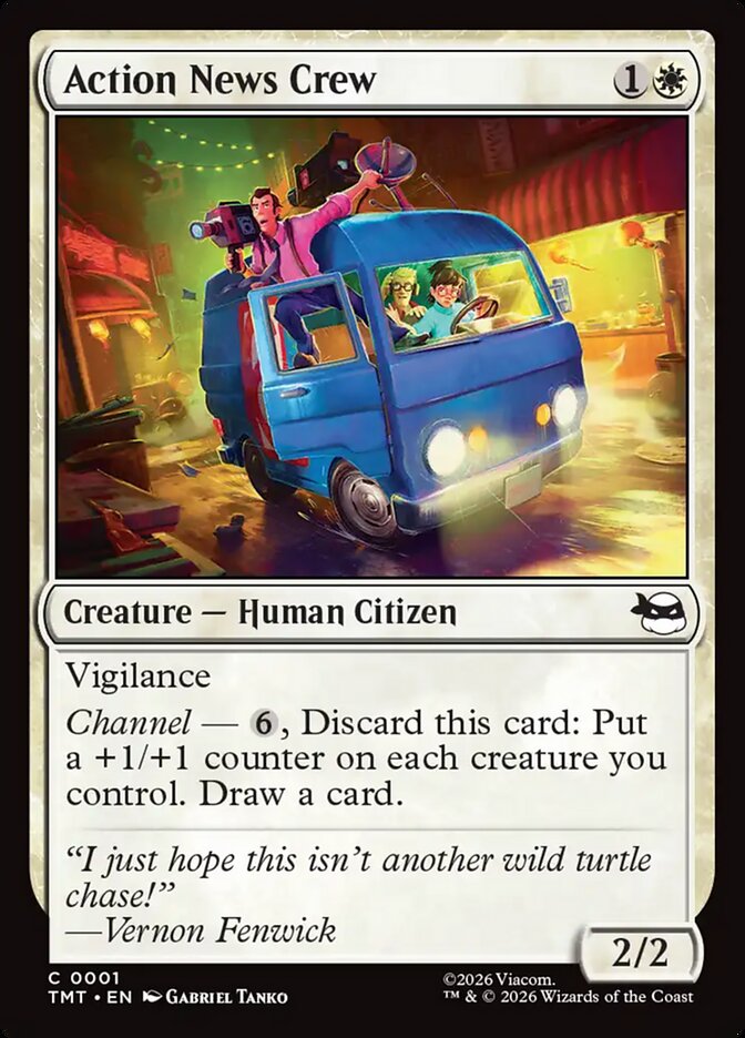 Action News Crew - (Foil): Teenage Mutant Ninja Turtles