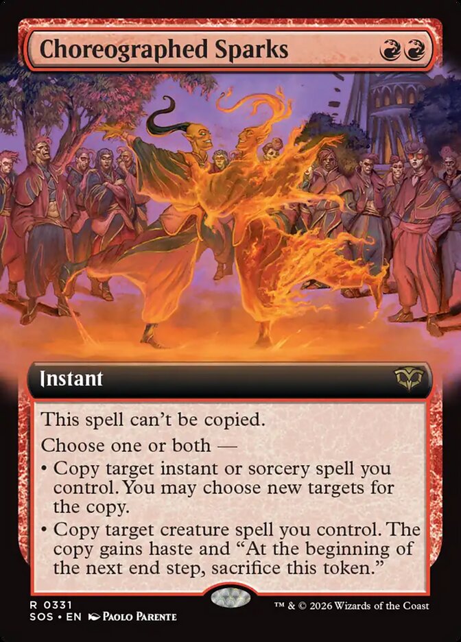 Choreographed Sparks - (Foil): Secrets of Strixhaven
