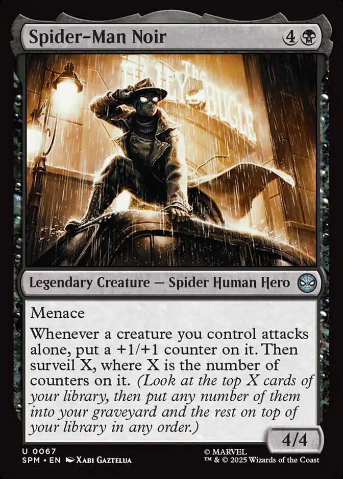Spider-Man Noir - (Foil): Marvel's Spider-Man