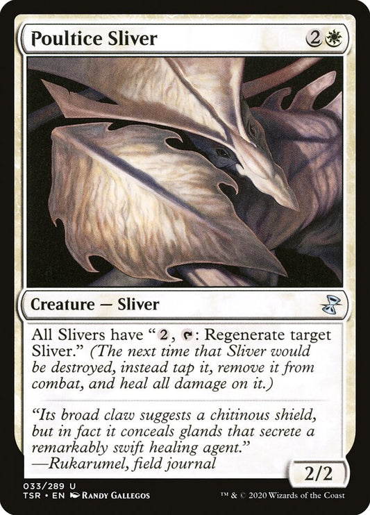 Poultice Sliver - (Foil): Time Spiral Remastered