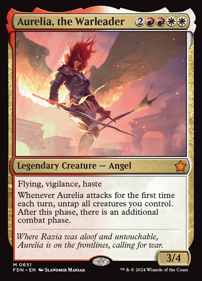 Aurelia, the Warleader: Foundations