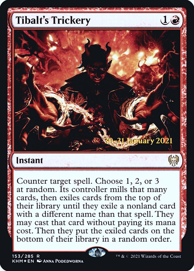 Tibalt's Trickery (Prerelease) (Kaldheim) - (Foil): Kaldheim Promos