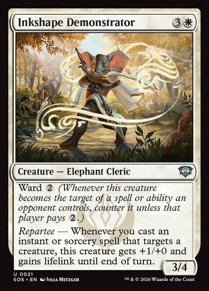 Inkshape Demonstrator - (Foil): Secrets of Strixhaven