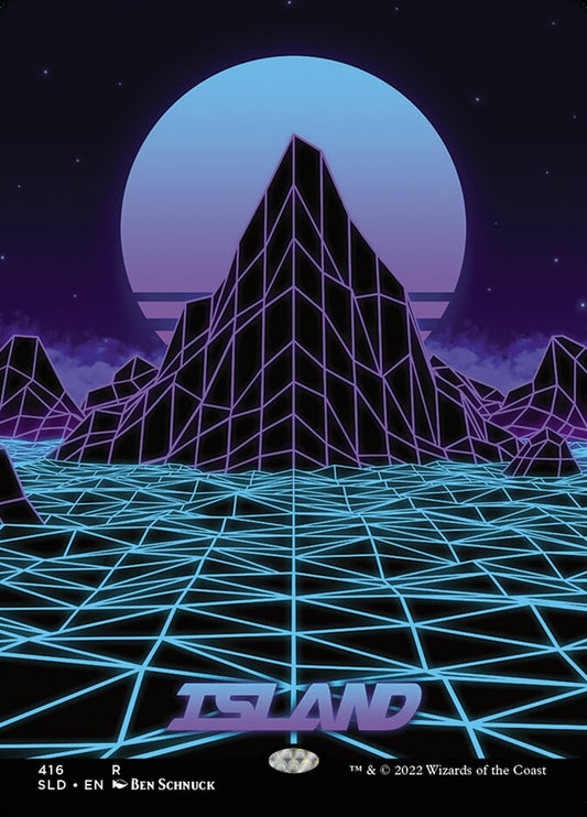 Island (Secret Lair) (#416) (Full Art): Secret Lair Drop