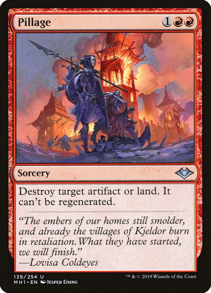 Pillage - (Foil): Modern Horizons