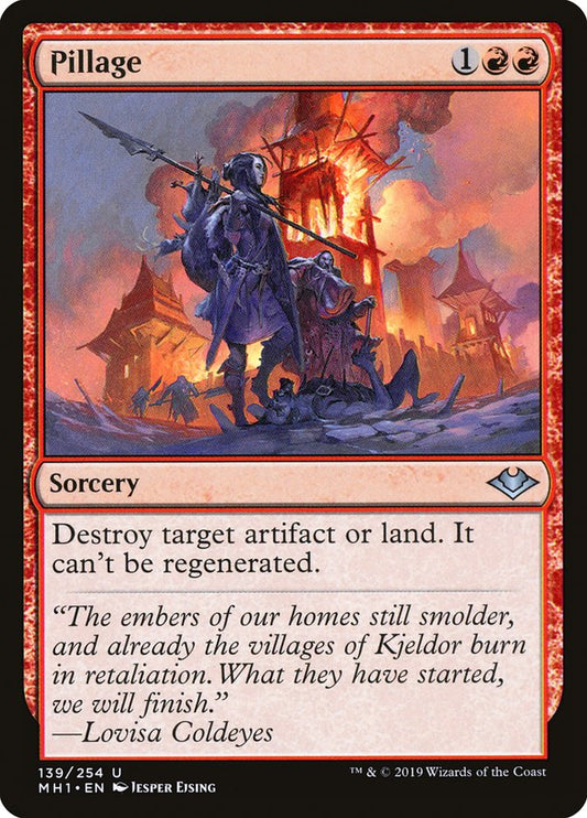 Pillage - (Foil): Modern Horizons