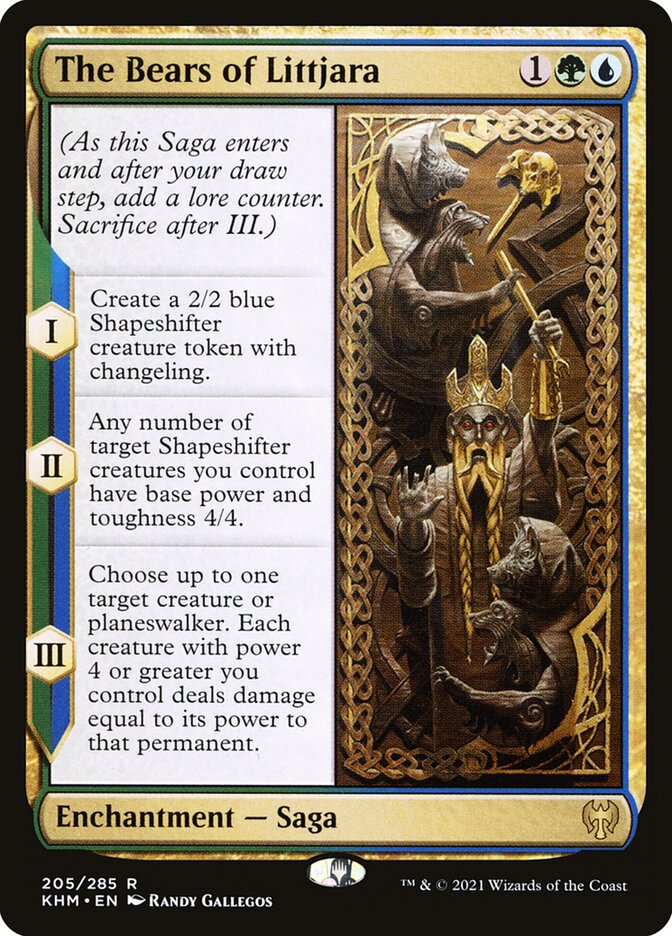 The Bears of Littjara - (Foil): Kaldheim