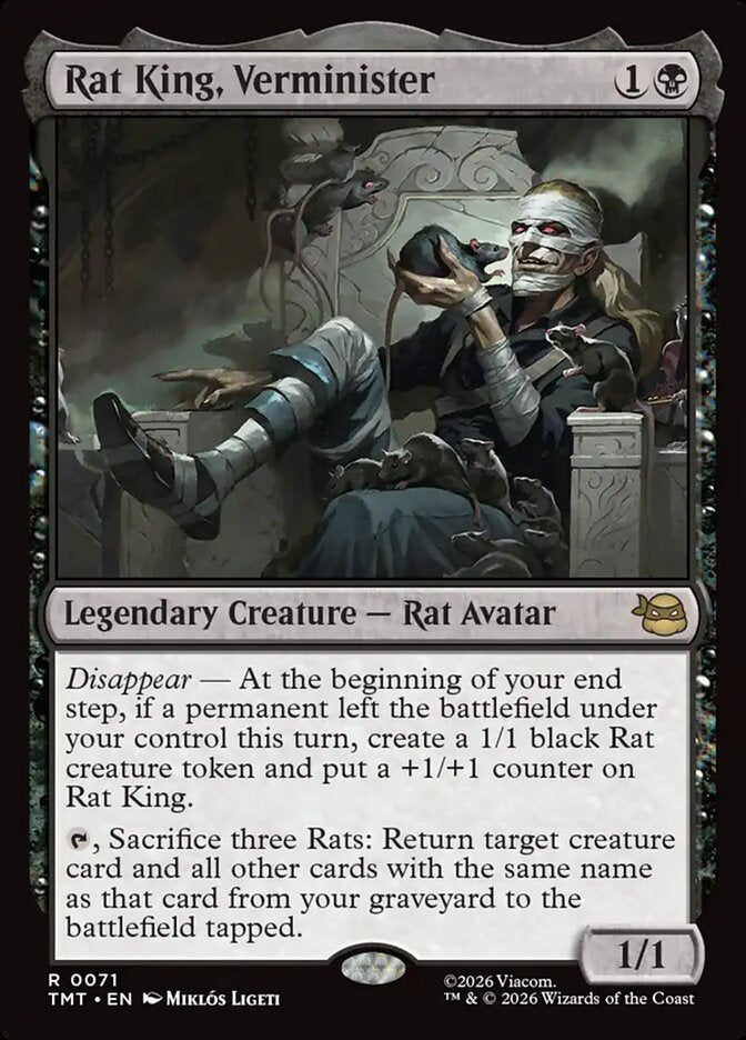 Rat King, Verminister: Teenage Mutant Ninja Turtles