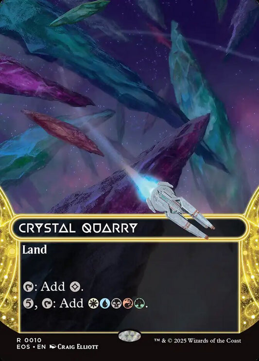 Crystal Quarry (#010) (Borderless): Edge of Eternities: Stellar Sights