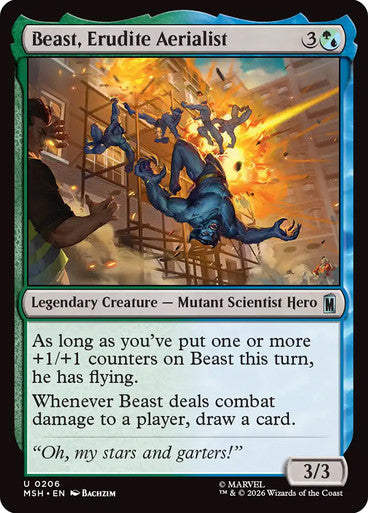 Beast, Erudite Aerialist: Marvel Super Heroes
