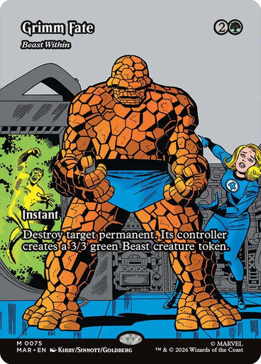 Beast Within (Borderless) (#075) (Grimm Fate): Marvel Universe