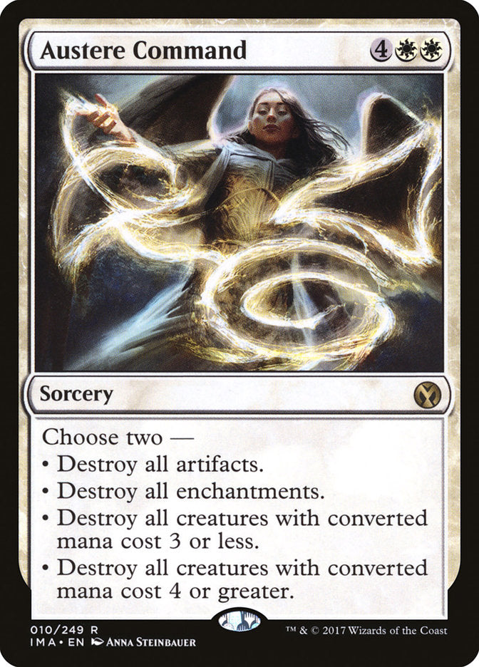 Austere Command - (Foil): Iconic Masters