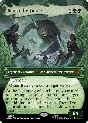 Beorn the Fierce (Showcase, Borderless) (#230): The Hobbit