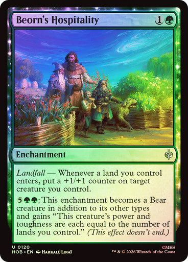 Beorn's Hospitality - (Foil): The Hobbit