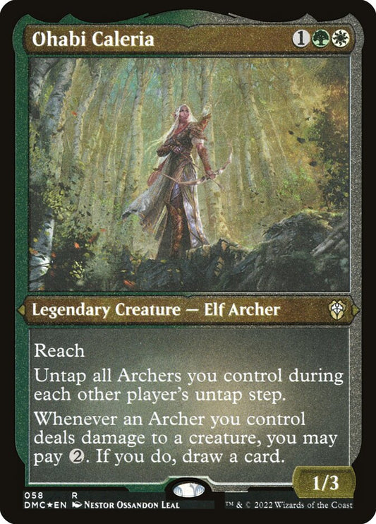 Ohabi Caleria (Foil Etched) - (Foil): Dominaria United Commander