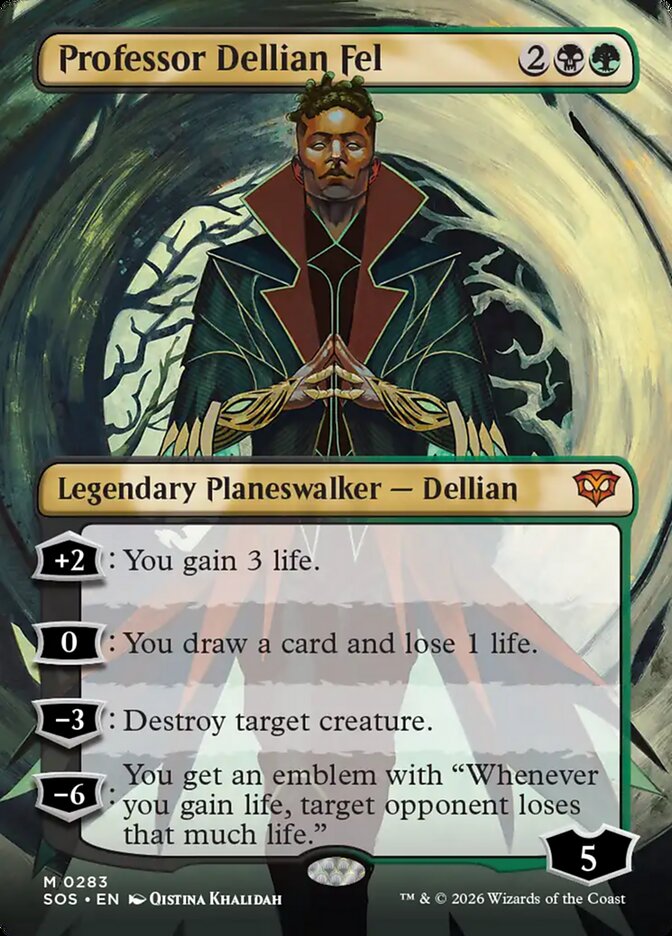 Professor Dellian Fel - (Foil): Secrets of Strixhaven