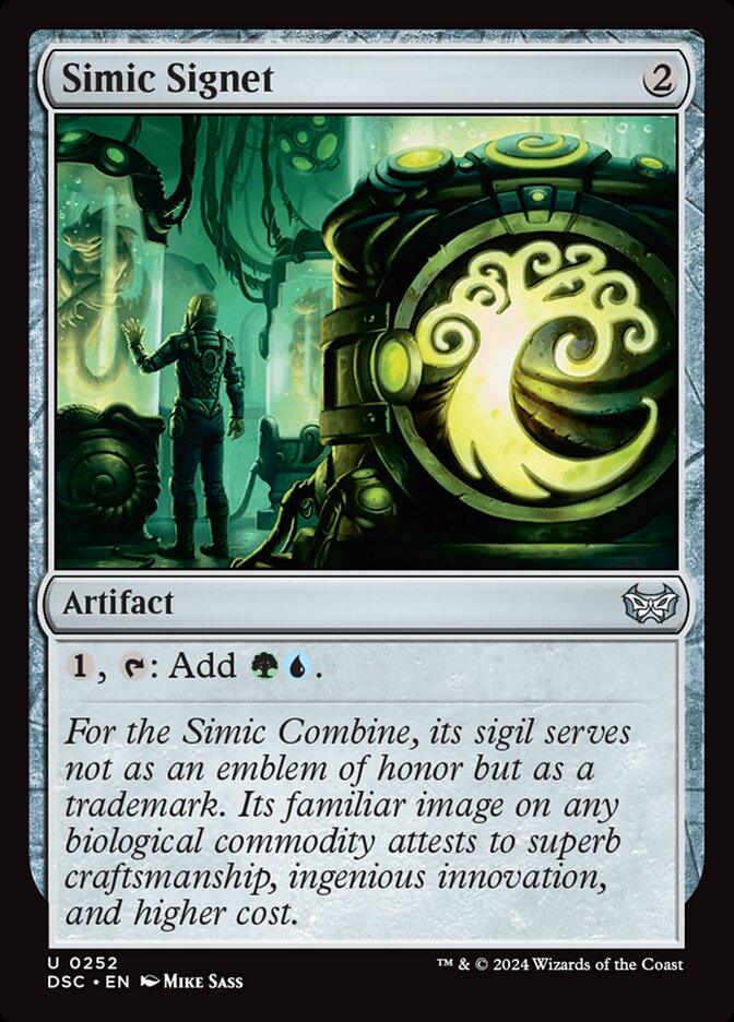 Simic Signet: Duskmourn: House of Horror Commander