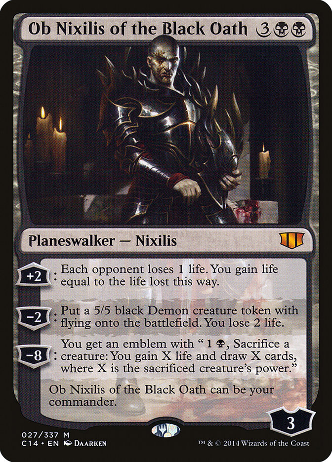 Ob Nixilis of the Black Oath: Commander 2014