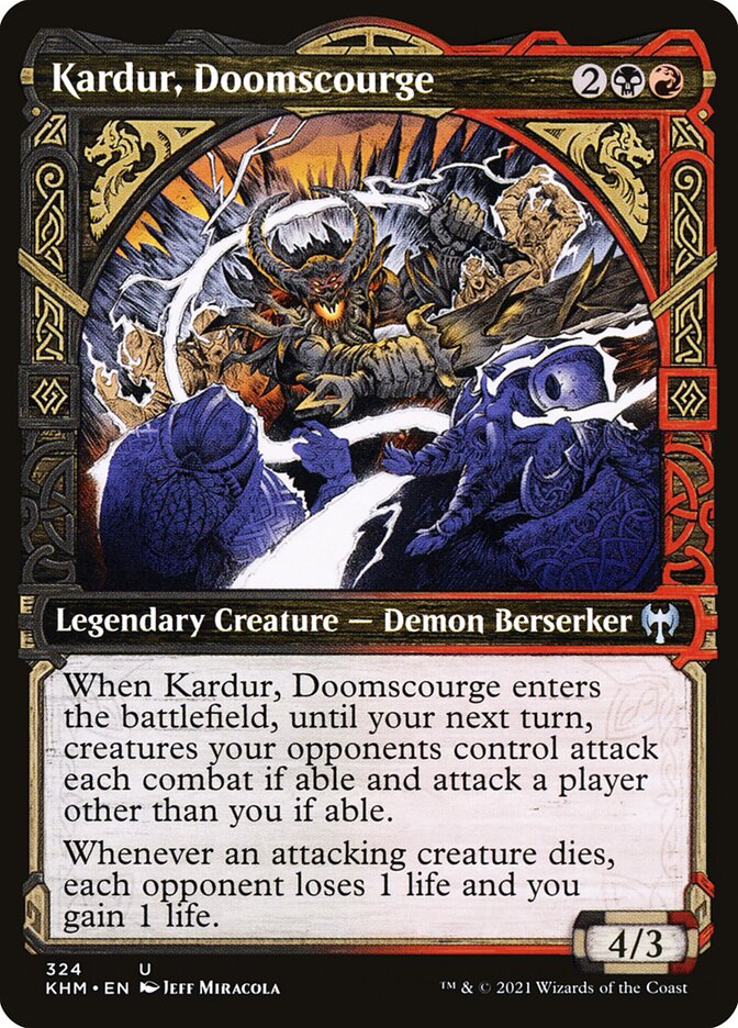 Kardur, Doomscourge (Showcase) - (Foil): Kaldheim