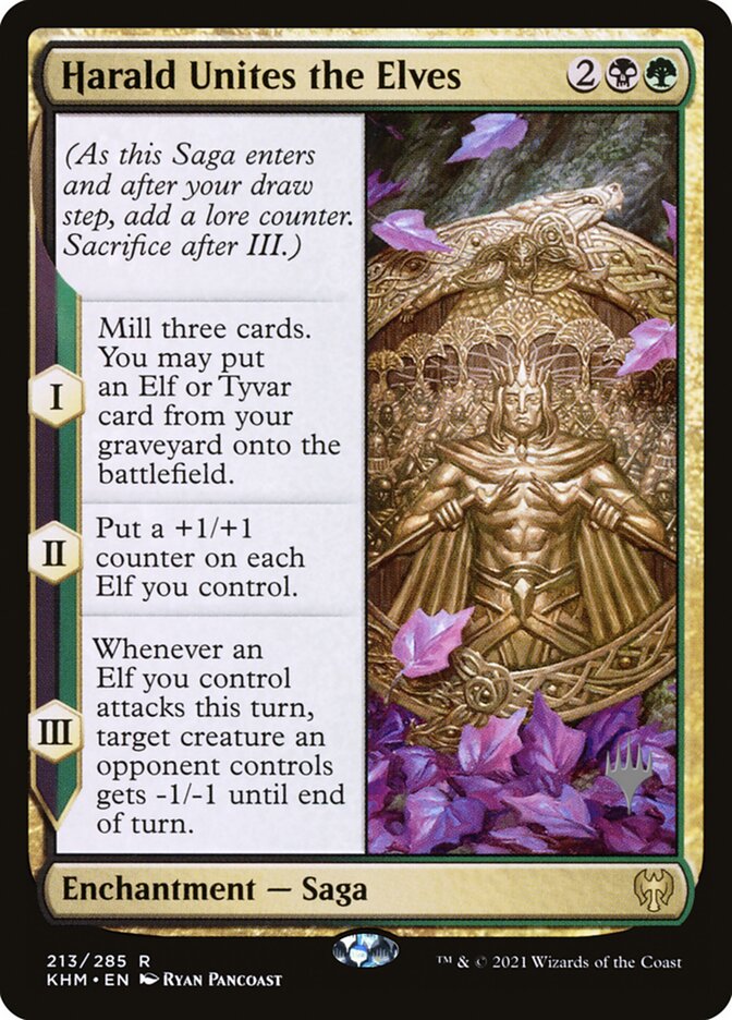 Harald Unites the Elves (Promo Pack) (Kaldheim) - (Foil): Kaldheim Promos