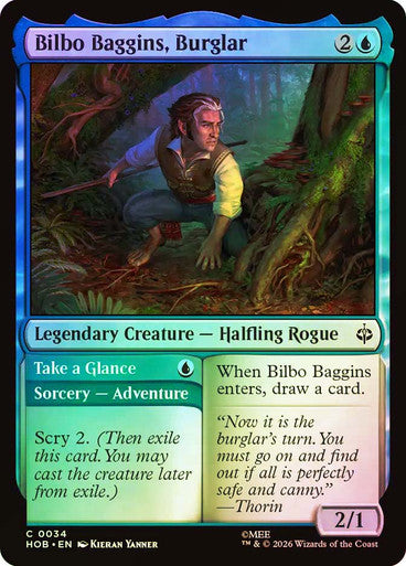 Bilbo Baggins, Burglar // Take a Glance - (Foil): The Hobbit