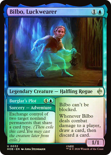 Bilbo, Luckwearer // Burglar's Plot - (Foil): The Hobbit