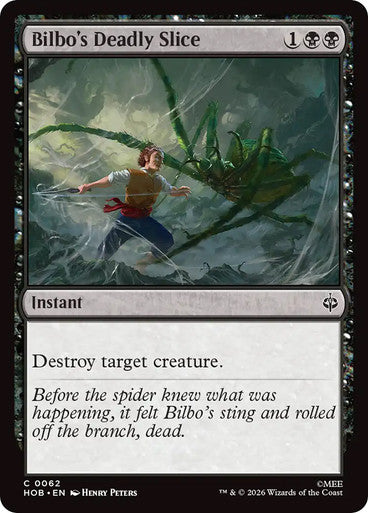 Bilbo's Deadly Slice: The Hobbit