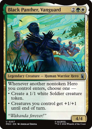 Black Panther, Vanguard: Marvel Super Heroes