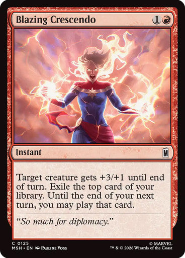 Blazing Crescendo: Marvel Super Heroes
