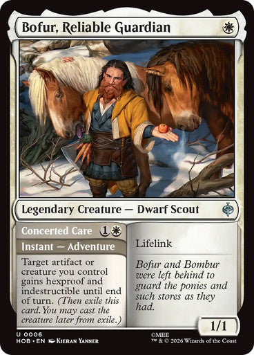 Bofur, Reliable Guardian // Concerted Care: The Hobbit