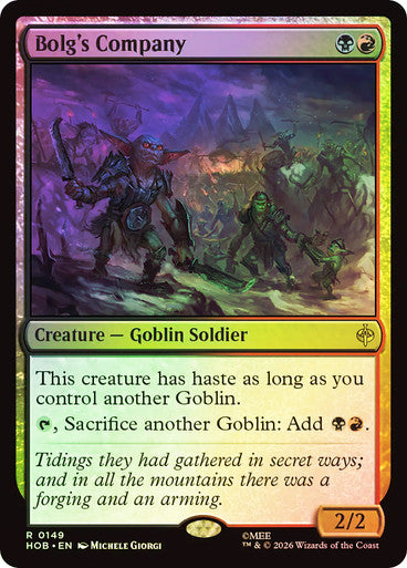 Bolg's Company - (Foil): The Hobbit
