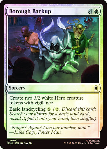 Borough Backup - (Foil): Marvel Super Heroes