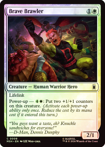 Brave Brawler - (Foil): Marvel Super Heroes