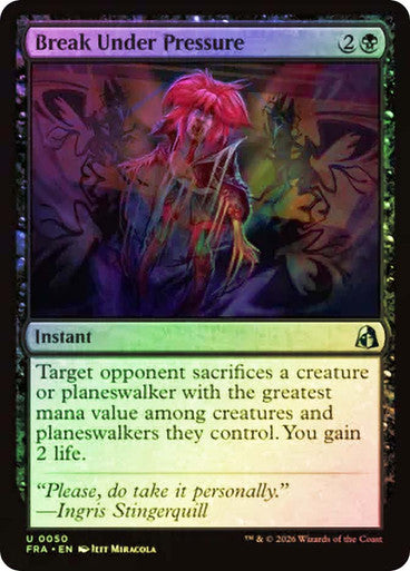 Break Under Pressure - (Foil): Reality Fracture