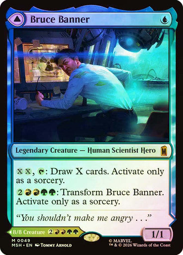 Bruce Banner // The Incredible Hulk - (Foil): Marvel Super Heroes