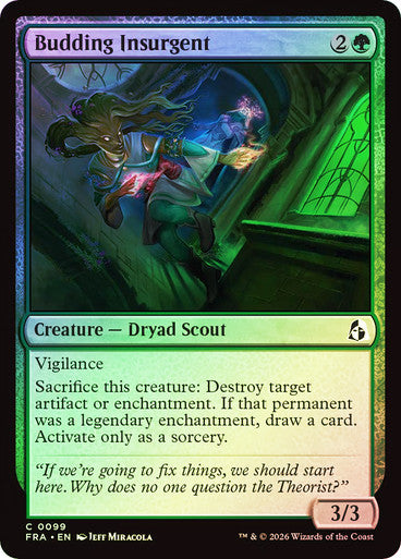 Budding Insurgent - (Foil): Reality Fracture