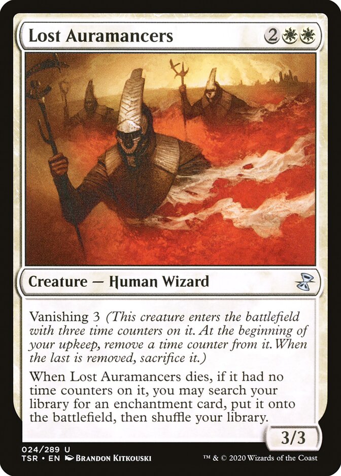 Lost Auramancers - (Foil): Time Spiral Remastered