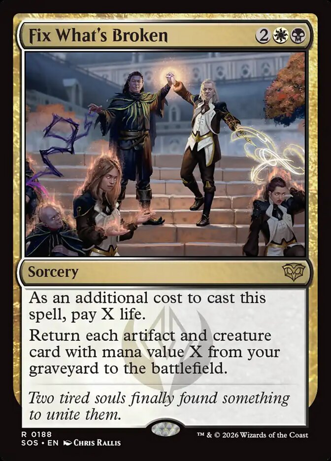 Fix What's Broken - (Foil): Secrets of Strixhaven