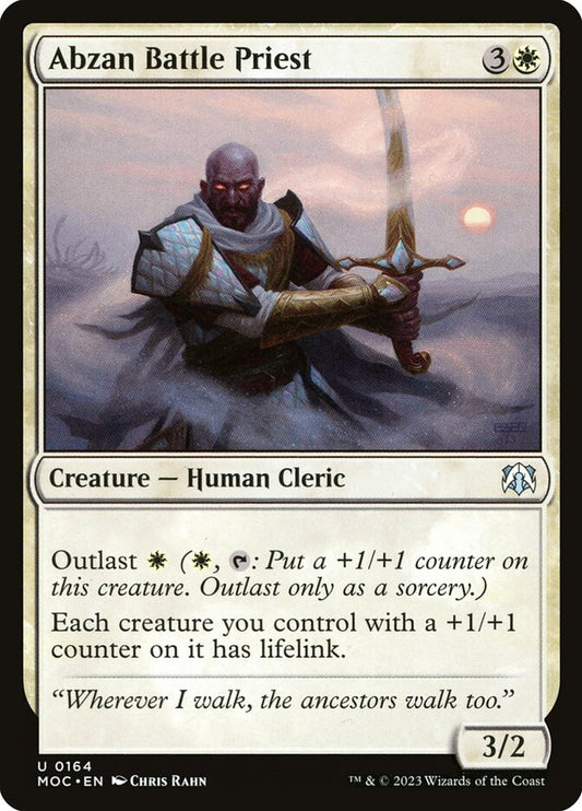 Abzan Battle Priest: March of the Machine Commander