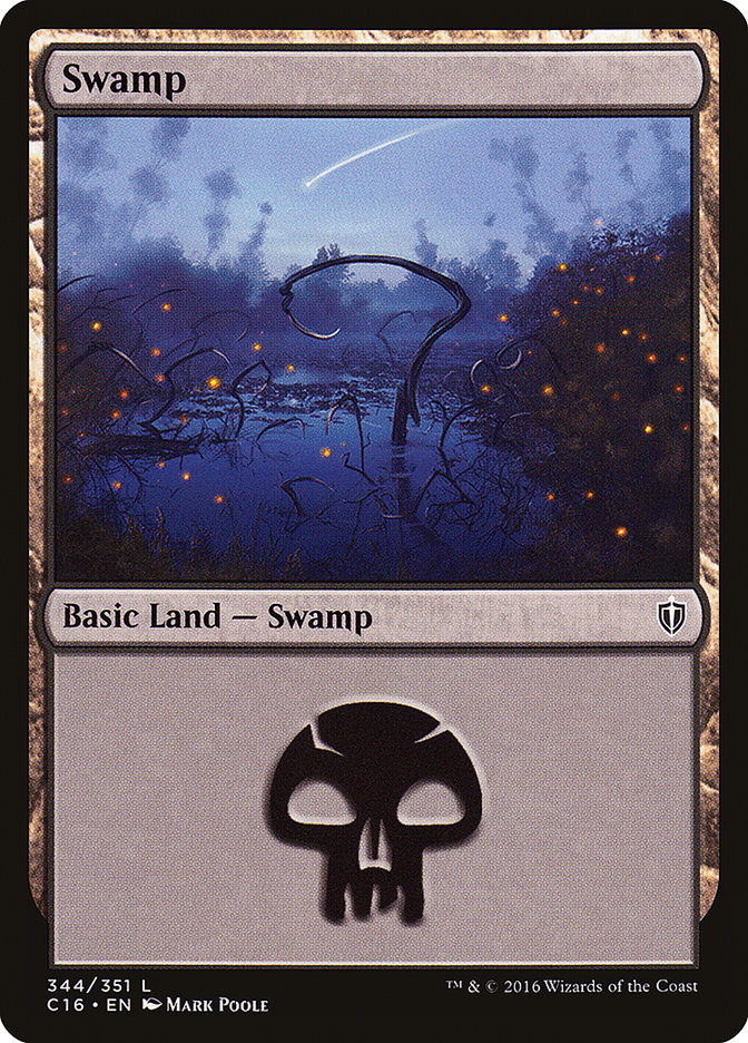 Swamp (#344): Commander 2016