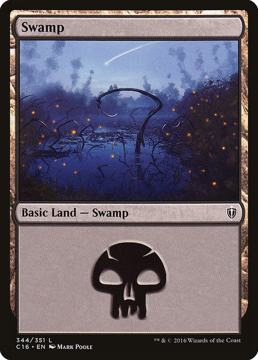 Swamp (#344): Commander 2016