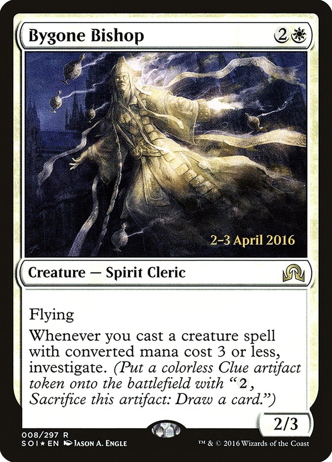 Bygone Bishop - (Foil): Shadows over Innistrad Promos