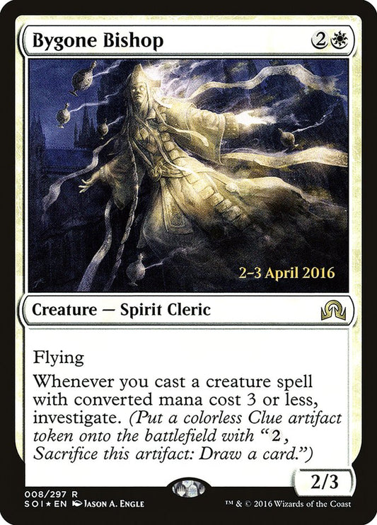 Bygone Bishop - (Foil): Shadows over Innistrad Promos